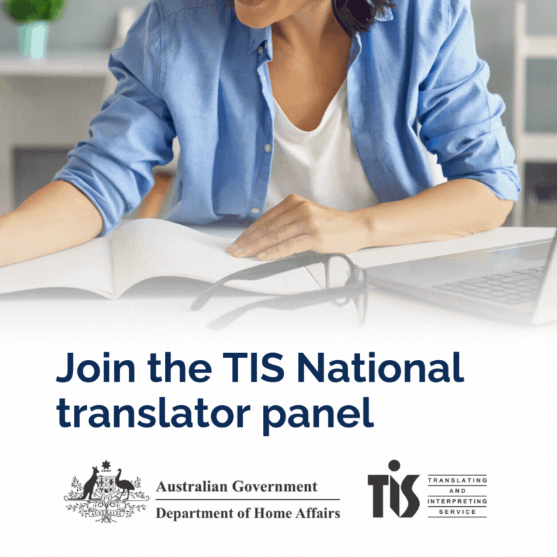 Join the TIS National translator panel - NAATI
