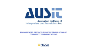 Recommended Protocols for the Translation of Community Communications