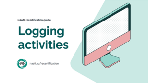 Recertification: Logging activities