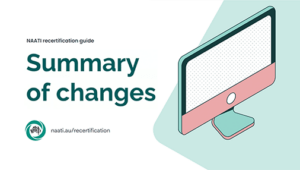 Recertification: Summary of changes | June 2026