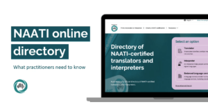 NAATI Online directory: Information session July 2026